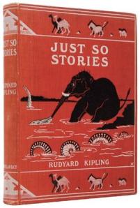 "Just-so stories" are named after Rudyard Kipling's 1902 book of animal fables. Image courtesy of Wikimedia Commons.  
