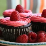 chocolate raspberry cupcakes